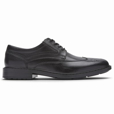 Rockport Tanner Wingtip Oxfords Schuhe Herren Schwarz JBQ-598461